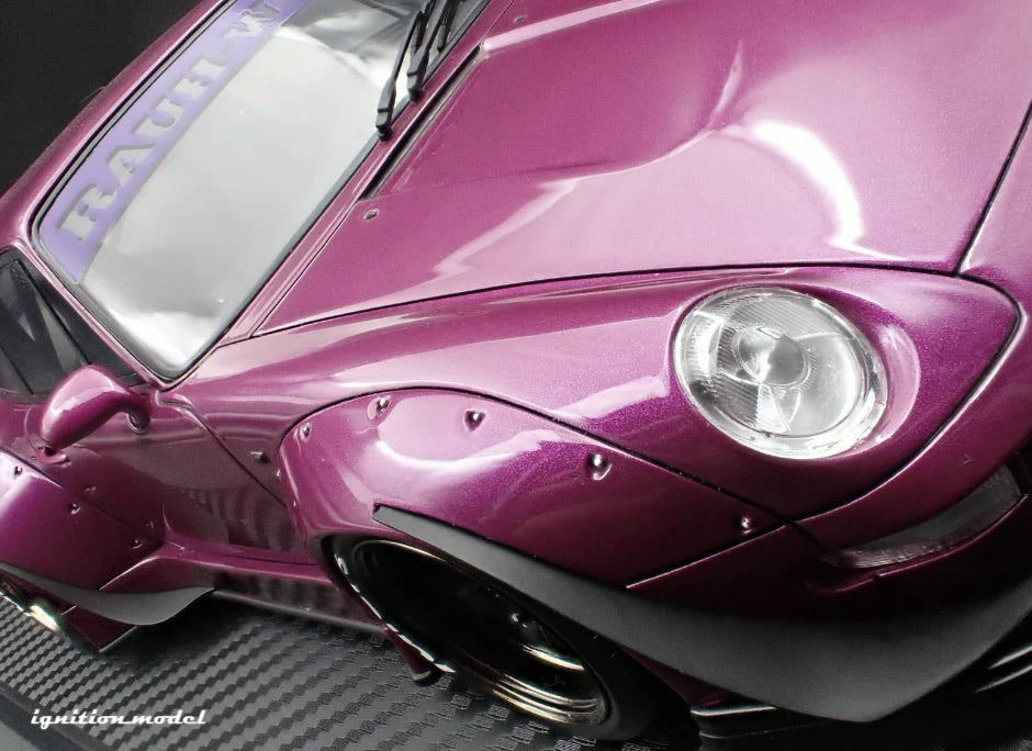 Ignition Model Porsche 993 RWB "Carmen" Purple Metallic 1:18