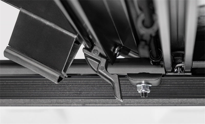 Access LOMAX Folding Hard Cover 19+ Chevy/GMC Full Size 1500 5ft 8in (w/ CarbonPro) Black Urethane B3020109