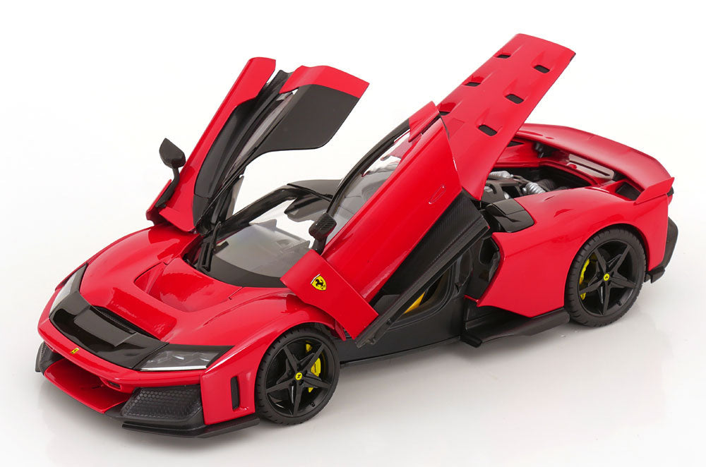 Bburago Signature Series 2024 Ferrari F80 Red (Rossa Corsa) w/ Black Wheels 1:18
