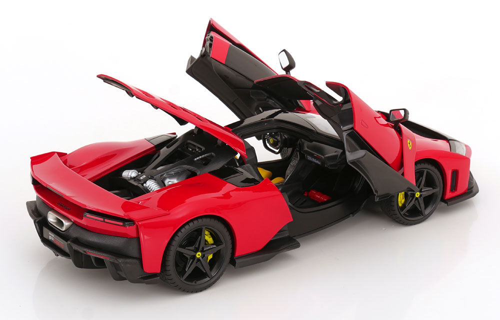 Bburago Signature Series 2024 Ferrari F80 Red (Rossa Corsa) w/ Black Wheels 1:18