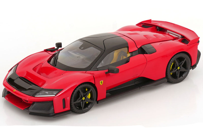 Bburago Signature Series 2024 Ferrari F80 Red (Rossa Corsa) w/ Black Wheels 1:18