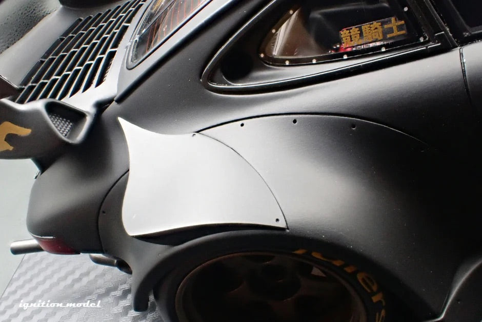 Ignition-Model Porsche 911 RWB 930 "Stella Artois" Matte Black 1:18