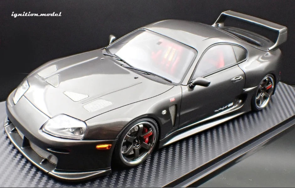 Ignition-Model Toyota Supra Mk4 (A80) TRD 3000GT Gun Metallic 1:18