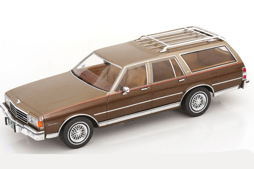 MCG 1985 Chevrolet Caprice Station Wagon Beige Brown Metallic 1:18