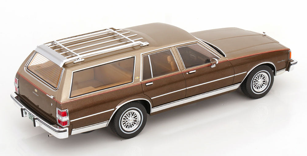 MCG 1985 Chevrolet Caprice Station Wagon Beige Brown Metallic 1:18