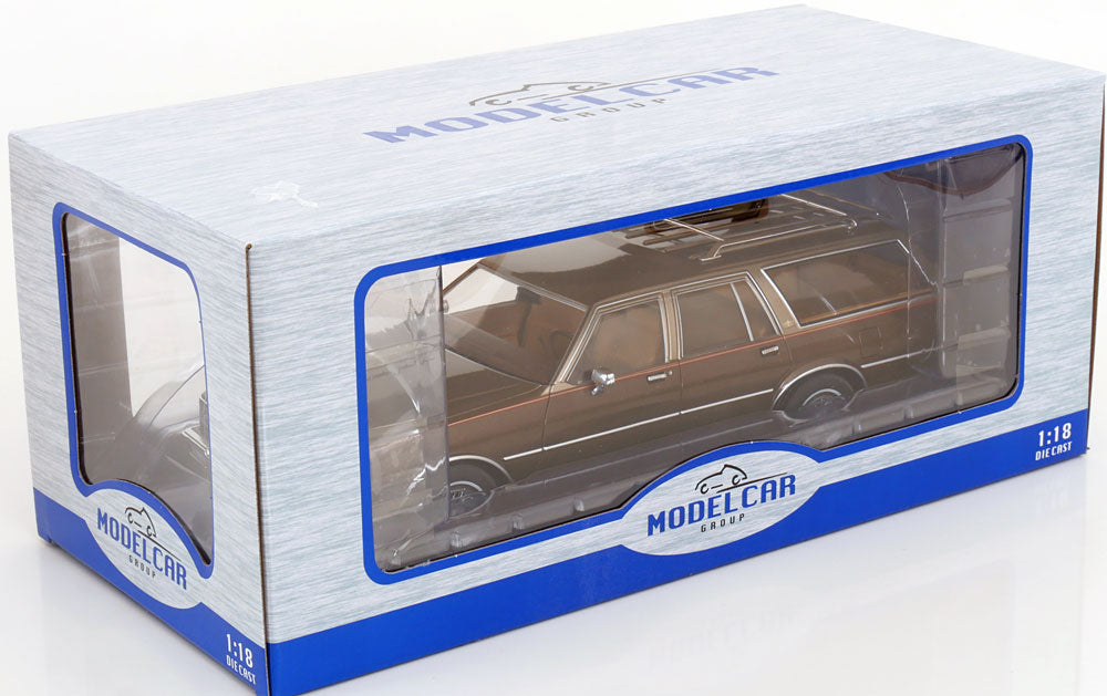 MCG 1985 Chevrolet Caprice Station Wagon Beige Brown Metallic 1:18