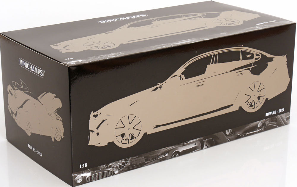 Minichamps 2024 BMW M5 (G90) Isle of Man Green Metallic 1:18