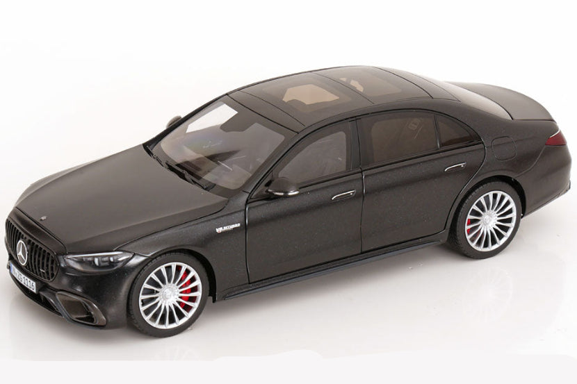 STM Diecast NZG Mercedes Benz S63 AMG E Performance Sedan (W223) Nightblack Magno 1:18