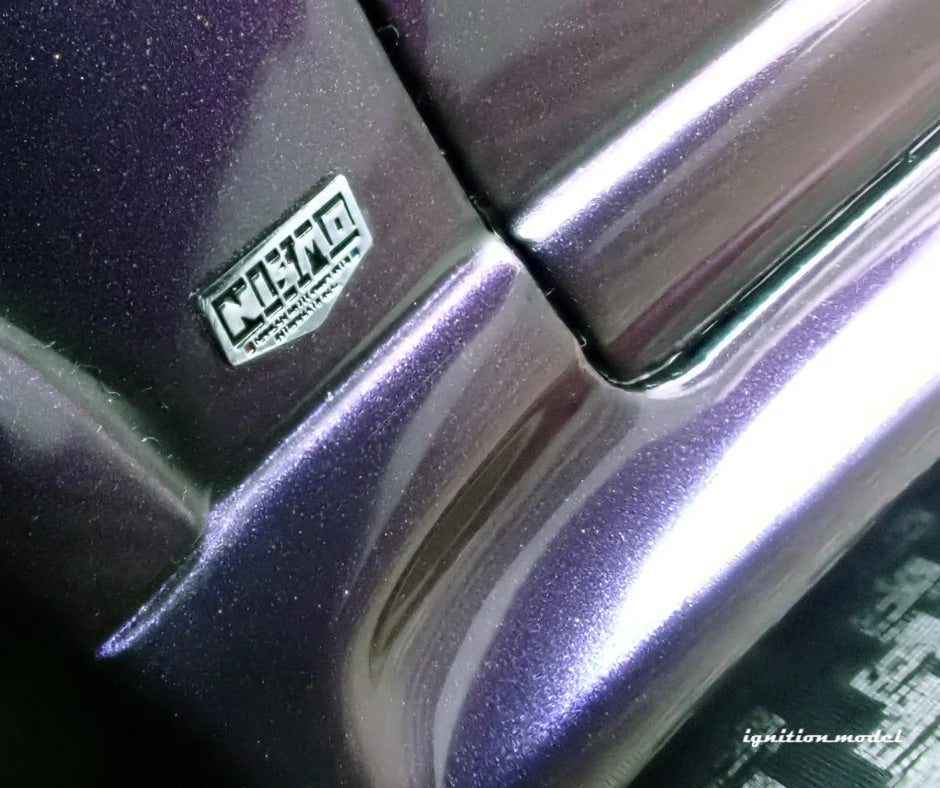 Ignition-Model Nissan Skyline GT-R 400r R33 (BCNR33) RHD Midnight Purple 1:18