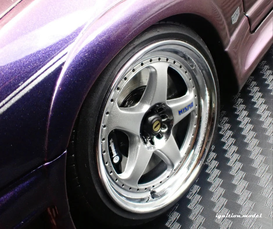 Ignition-Model Nissan Skyline GT-R 400r R33 (BCNR33) RHD Midnight Purple 1:18