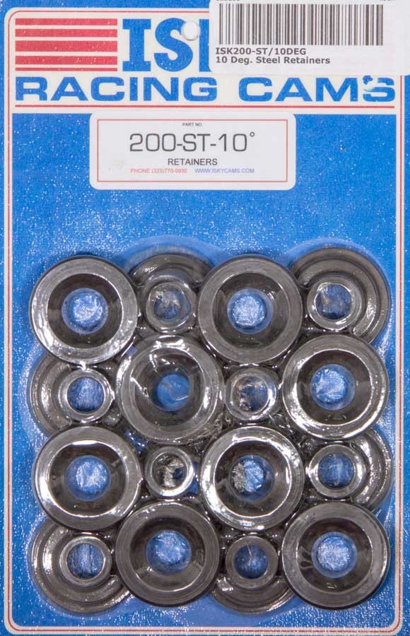 10 Deg. Steel Retainers - 200ST10DEG