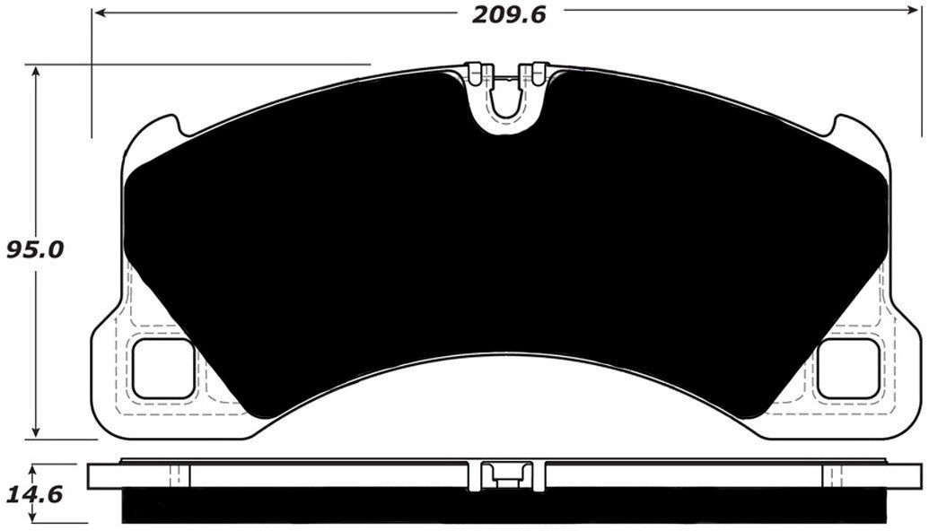 Porterfield Brake Pads for 2017 VOLKSWAGEN TOUAREG  360mm Front Discs