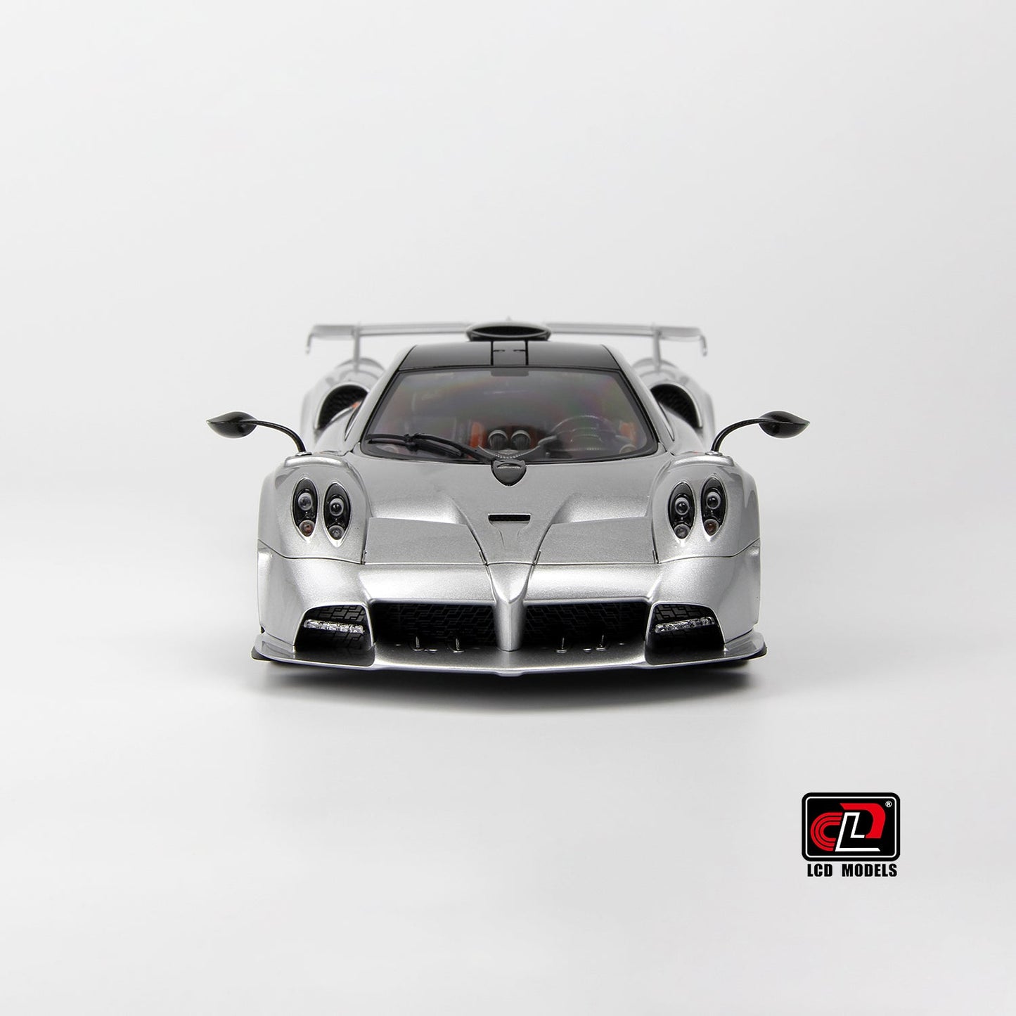 LCD 2020 Pagani Imola Silver w/ Black Wheels 1:18