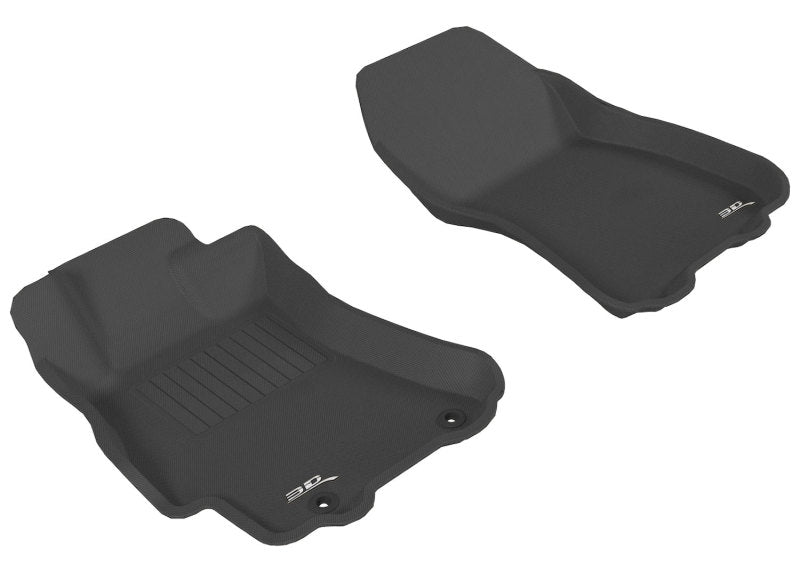 3D MAXpider 2010-2014 Subaru Legacy/Outback Kagu 1st Row Floormat - Black L1SB00411509