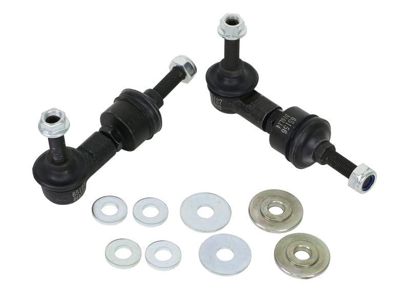 FR SPORT Whiteline Sway Bar Link Kit Heavy Duty Adj Steel Ball Nissan 240SX 1989-1998 - View 3