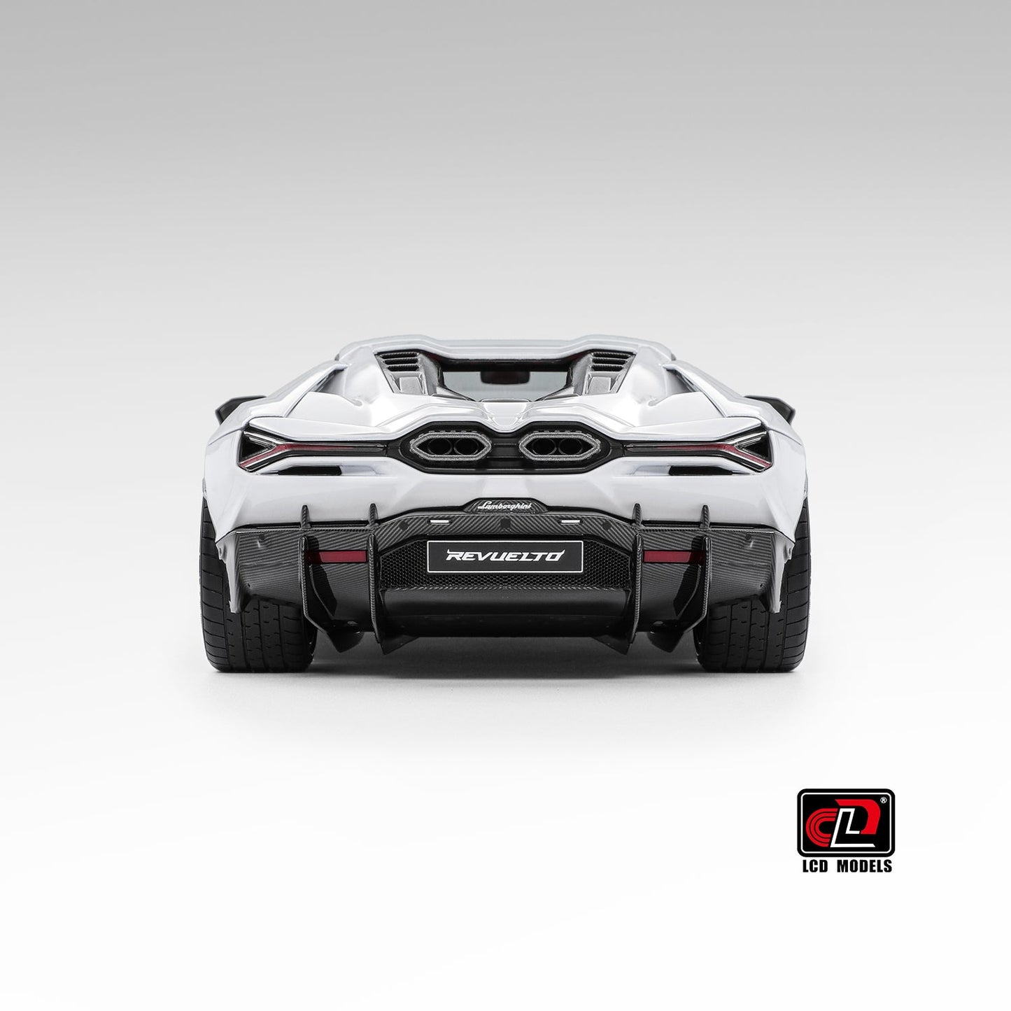 LCD 2024 Lamborghini Revuelto White 1:18