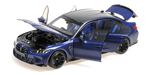 Minichamps 2024 BMW M3 (G80) Frozen Portimao Blue (Matte) 1:18