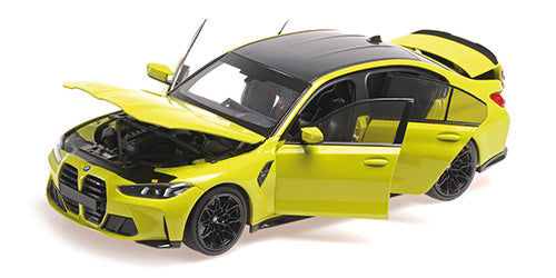 Minichamps 2024 BMW M3 (G80) Sao Paulo Yellow 1:18