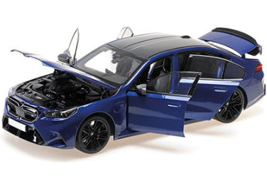 Minichamps 2024 BMW M5 (G90) Marina Bay Blue Metallic 1:18
