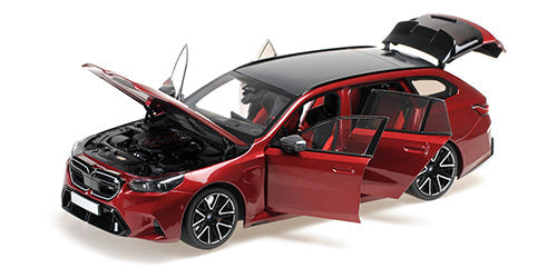 Minichamps 2024 BMW M5 Touring Wagon (G99) Fire Red Metallic 1:18