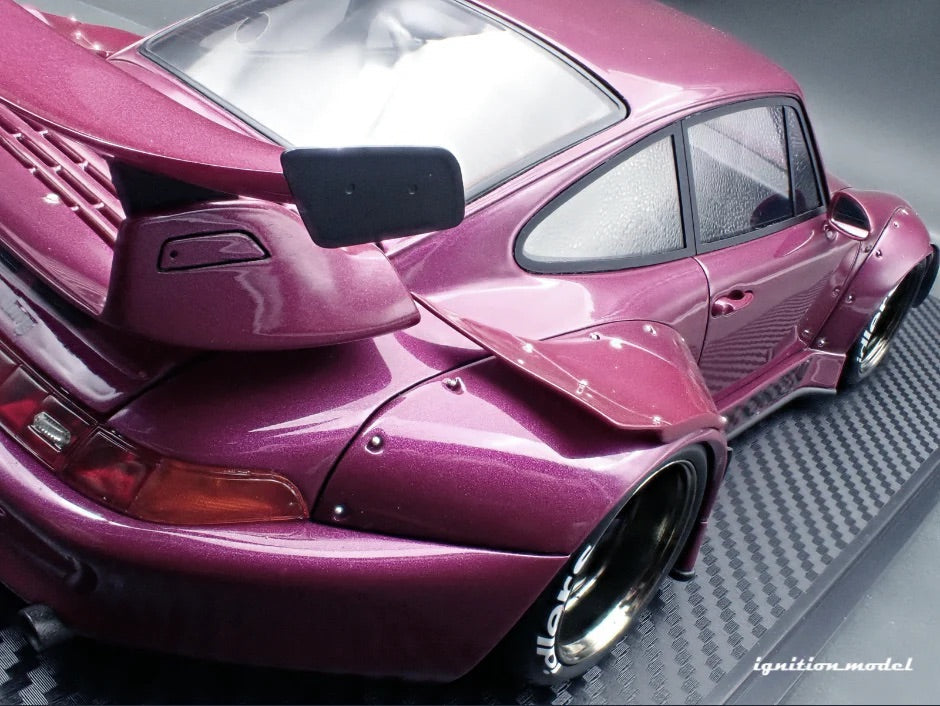 Ignition Model Porsche 993 RWB "Carmen" Purple Metallic 1:18