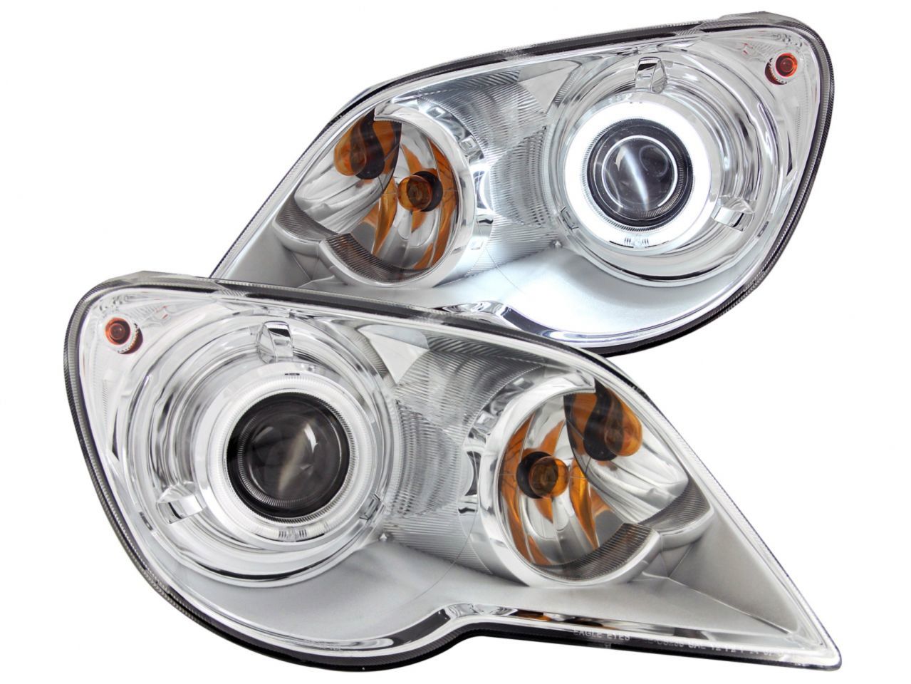 Anzo 2007-2008 Chrysler Pacifica Projector Headlights w/ Halo Chrome (CCFL)