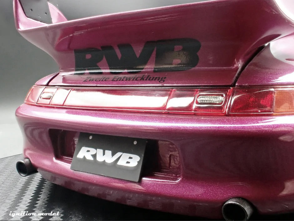 Ignition Model Porsche 993 RWB "Carmen" Purple Metallic 1:18