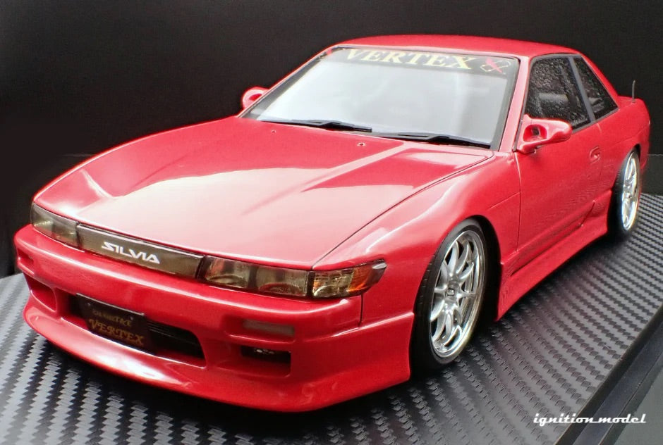 Ignition-Model Nissan Vertex S13 Silvia Red 1:18