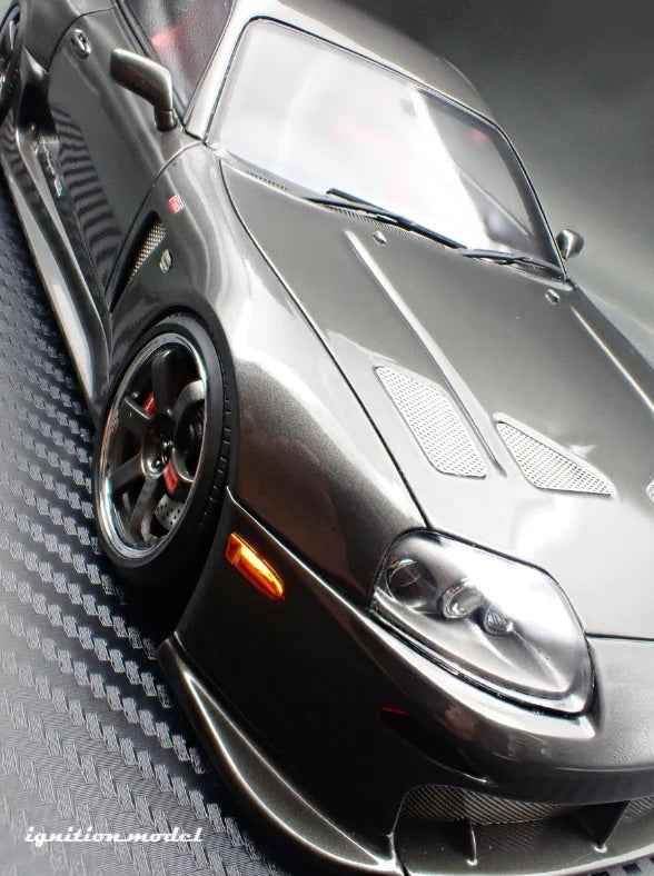 Ignition-Model Toyota Supra Mk4 (A80) TRD 3000GT Gun Metallic 1:18