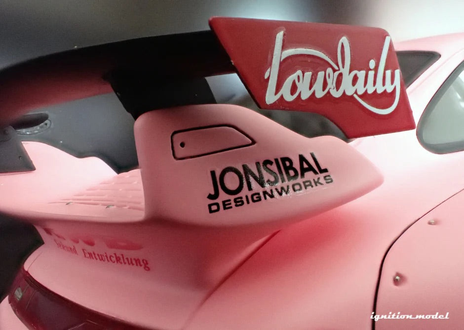 Ignition Model Porsche 993 RWB "Hooters" Matte Pink 1:18