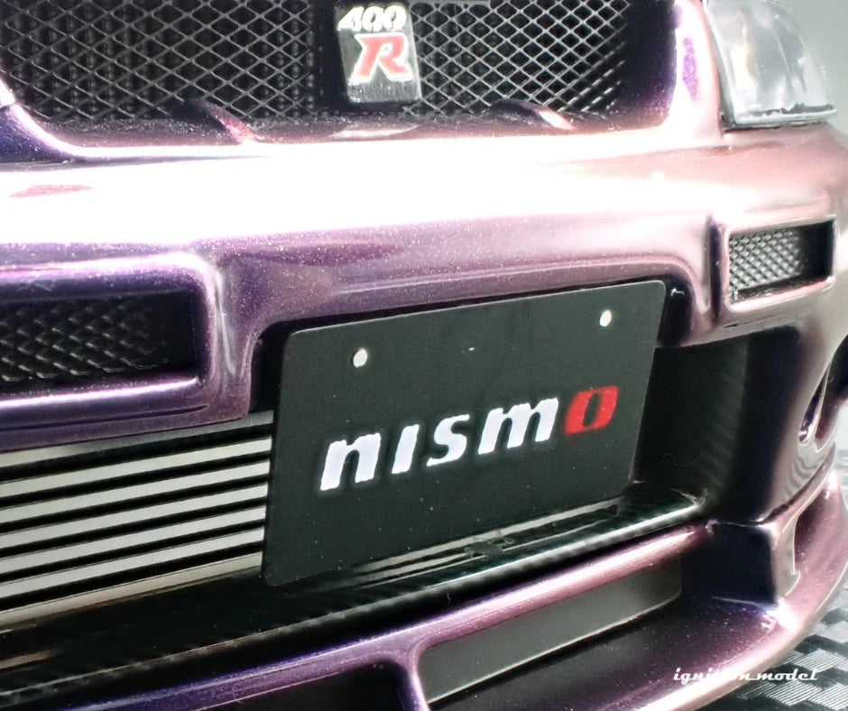 Ignition-Model Nissan Skyline GT-R 400r R33 (BCNR33) RHD Midnight Purple 1:18