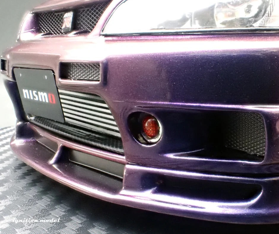 Ignition-Model Nissan Skyline GT-R 400r R33 (BCNR33) RHD Midnight Purple 1:18
