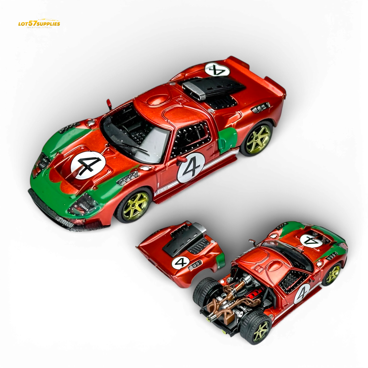 Rhino Model Ford GT40 Le Mans 1:64
