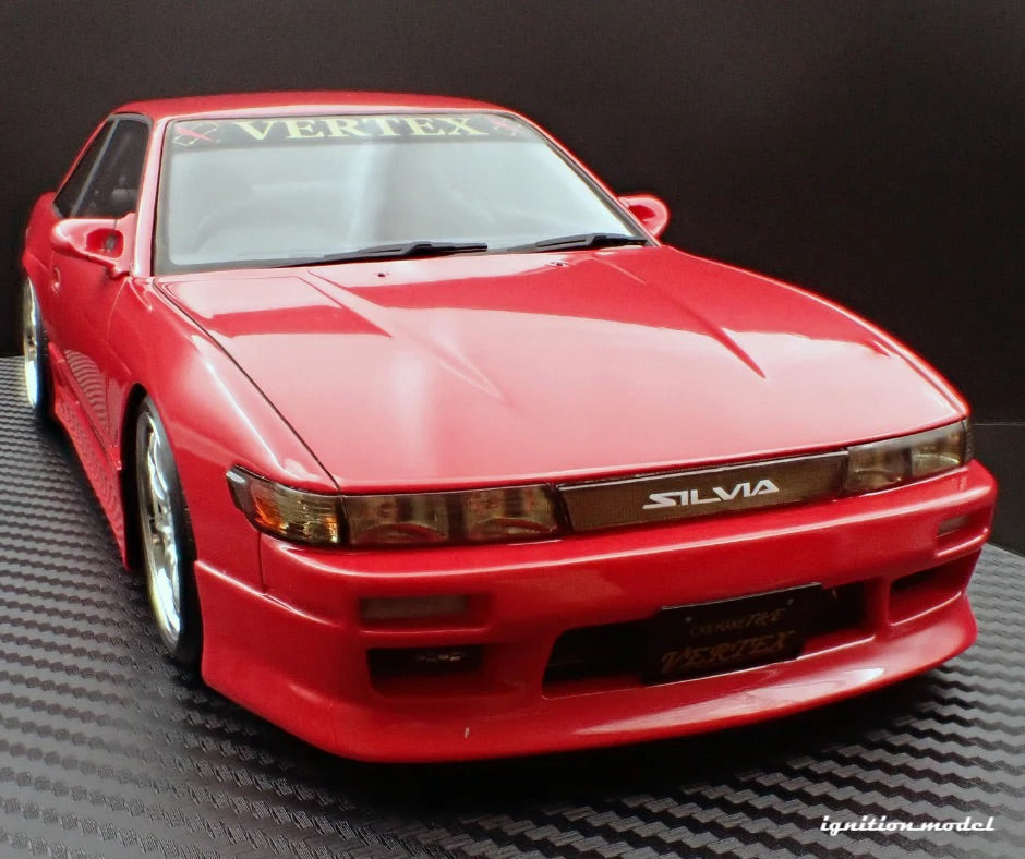 Ignition-Model Nissan Vertex S13 Silvia Red 1:18