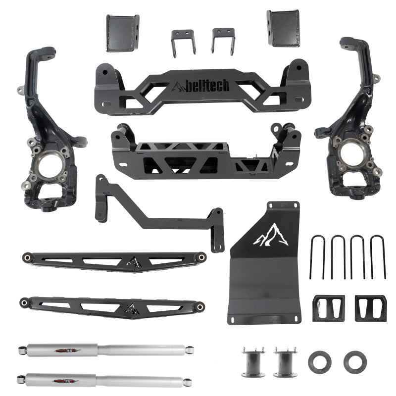 FR SPORT Belltech 2021+ Ford F150 4WD Trail Performance 6in. Base Lift Kit w/ Shocks 152510BK