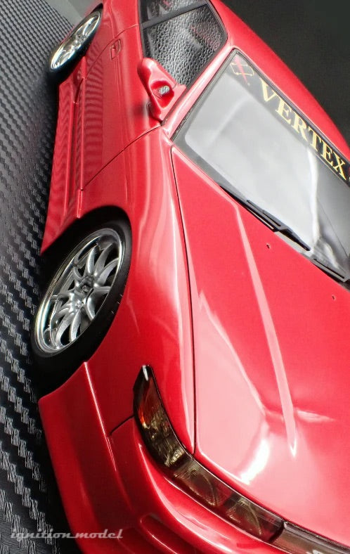 Ignition-Model Nissan Vertex S13 Silvia Red 1:18