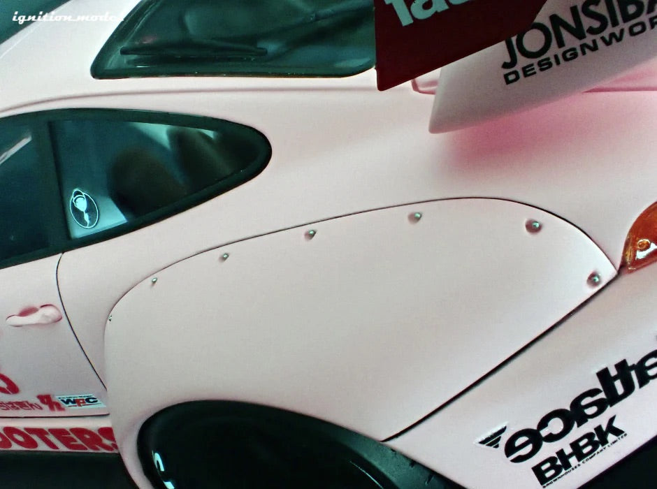 Ignition Model Porsche 993 RWB "Hooters" Matte Pink 1:18