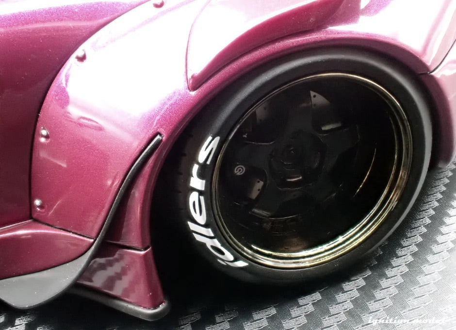 Ignition Model Porsche 993 RWB "Carmen" Purple Metallic 1:18