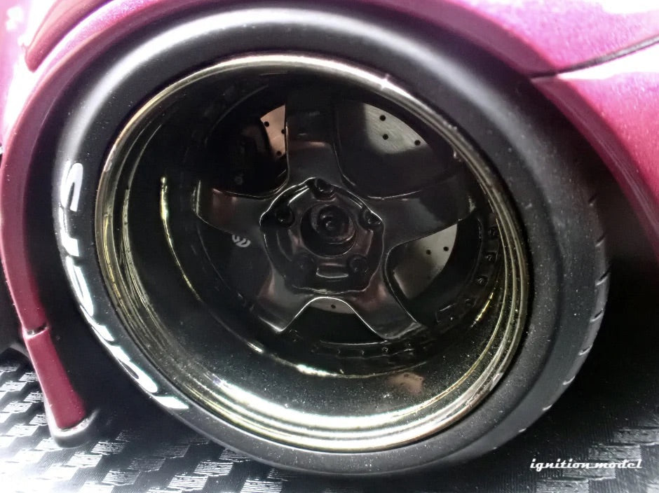 Ignition Model Porsche 993 RWB "Carmen" Purple Metallic 1:18