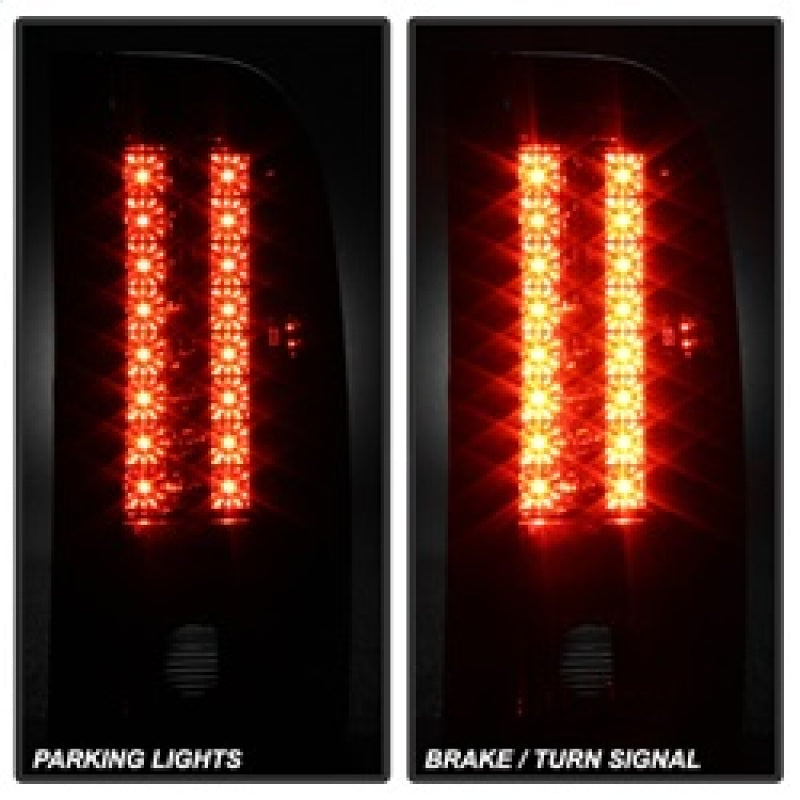 Spyder Chevy Silverado 07-13 LED Tail Lights Red Smoke ALT-YD-CS07-LED-RS 5001801