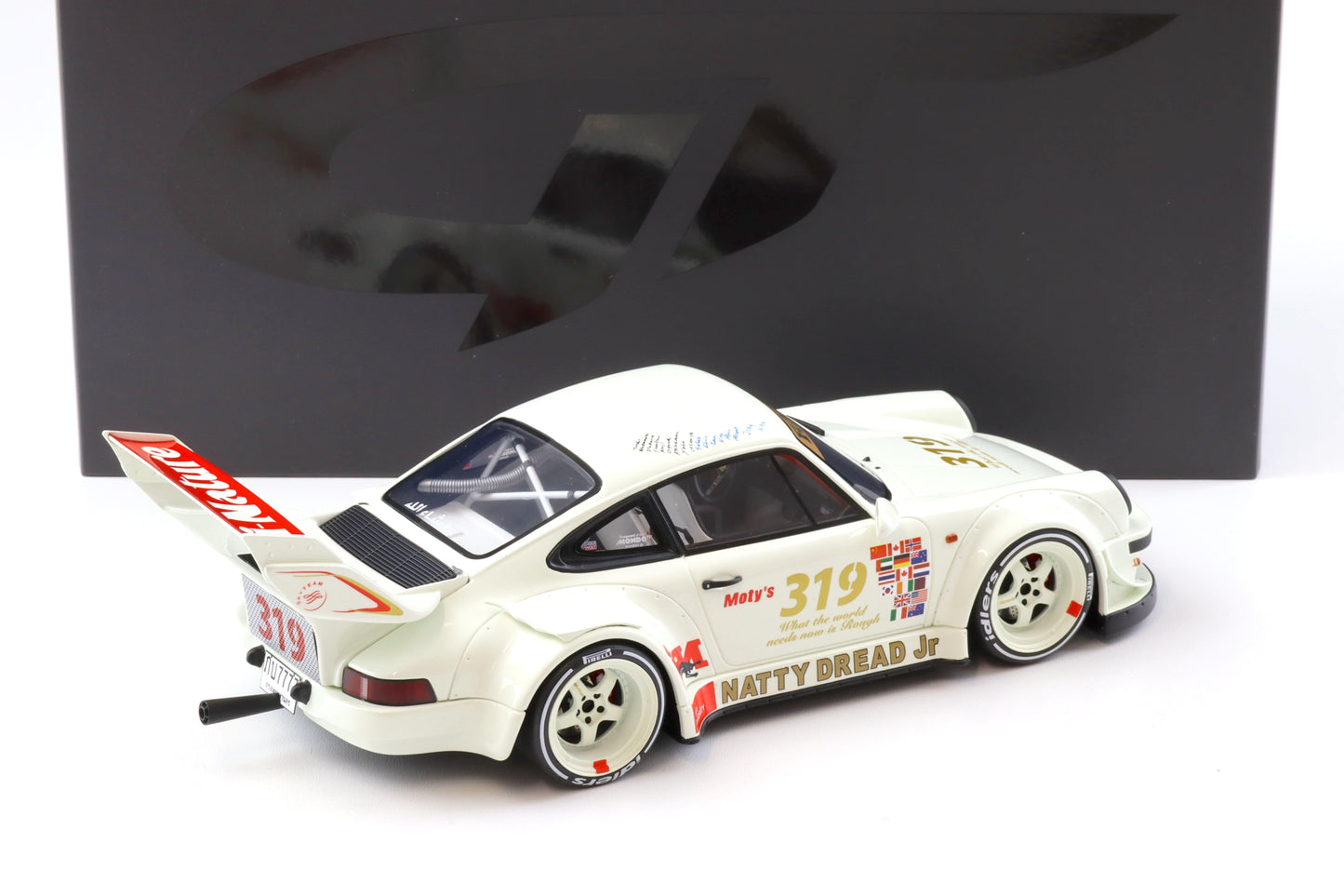 GT Spirit 2024 Porsche 911 964 RWB Natty Dread Jr White 1:18