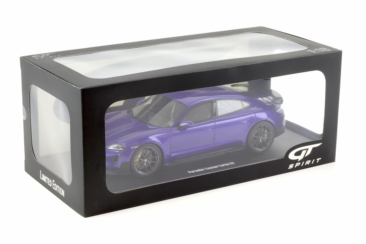 GT Spirit 2023 Porsche Taycan Turbo GT Purple Sky Metallic 1:18