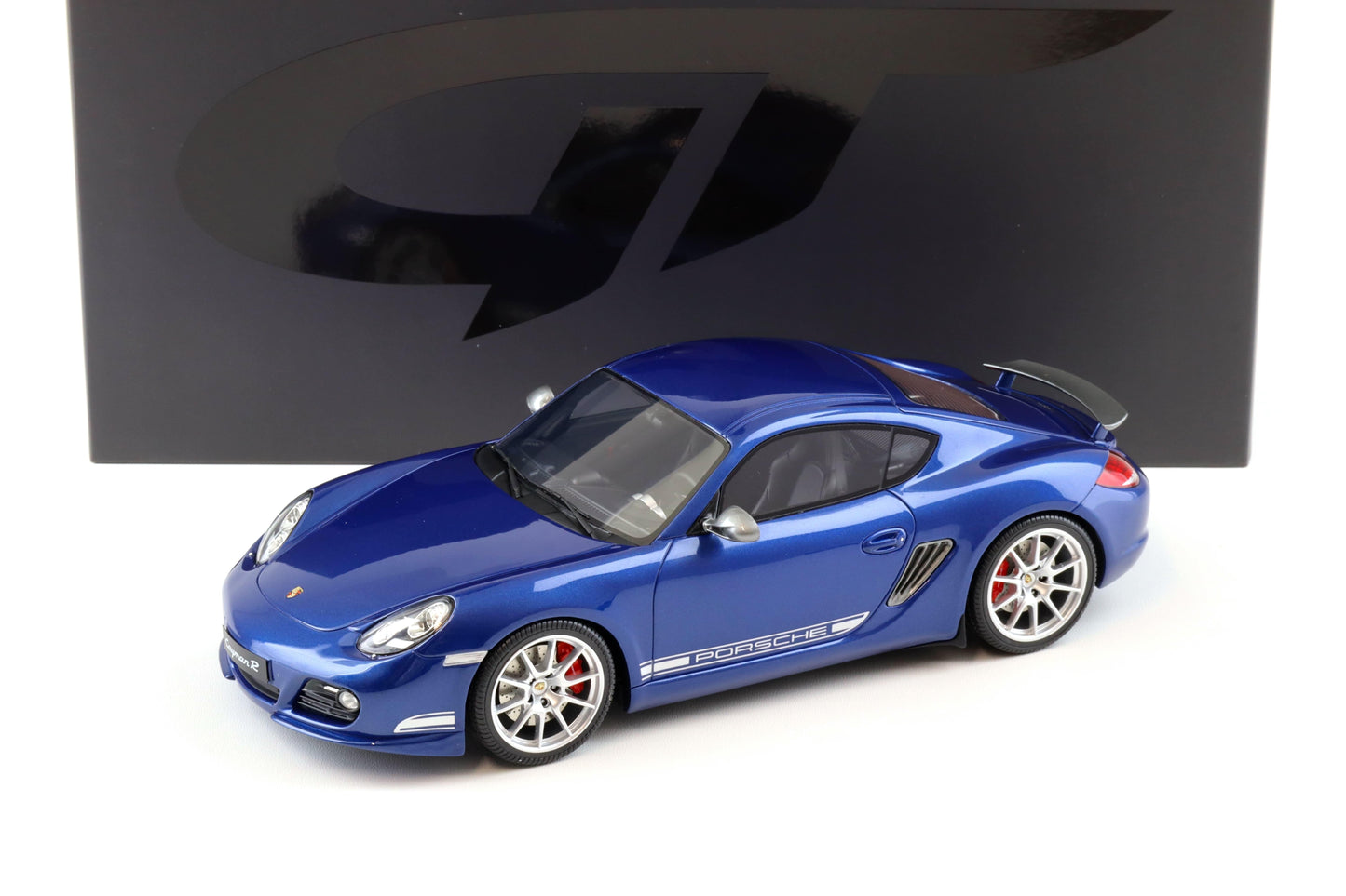 GT Spirit 2012 Porsche 987.2 Cayman R Aqua Blue Metallic 1:18
