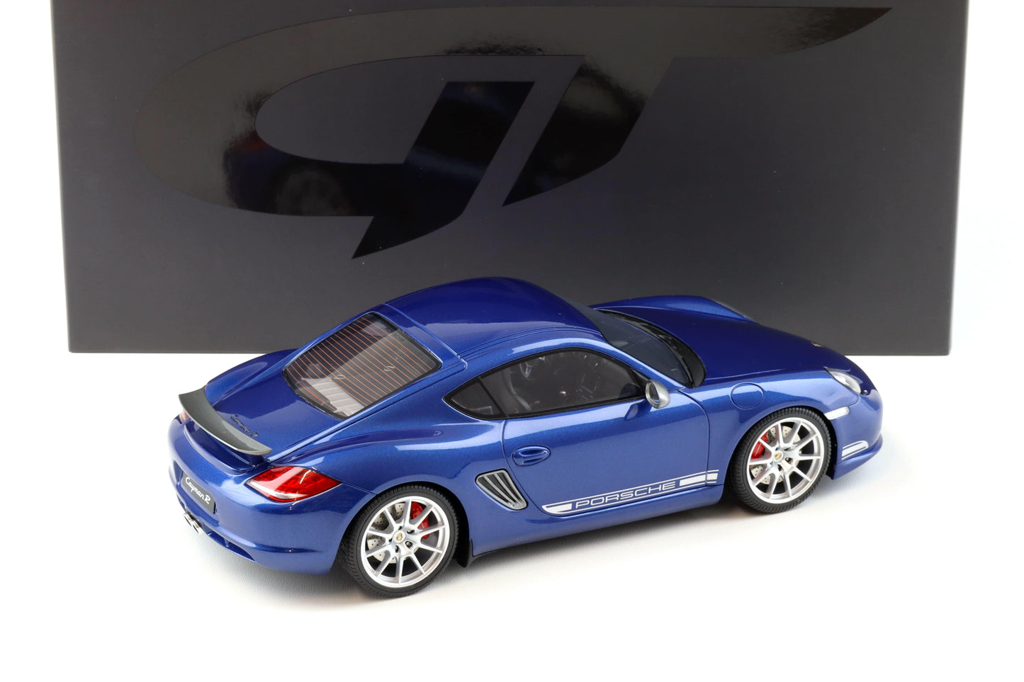 GT Spirit 2012 Porsche 987.2 Cayman R Aqua Blue Metallic 1:18