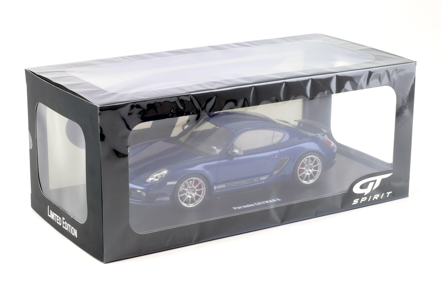 GT Spirit 2012 Porsche 987.2 Cayman R Aqua Blue Metallic 1:18