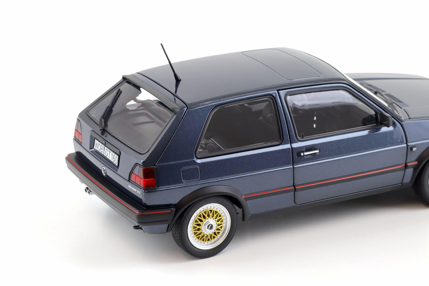 Norev 1988 Volkswagen Golf MK II GTI Helios Blue Metallic 1:18