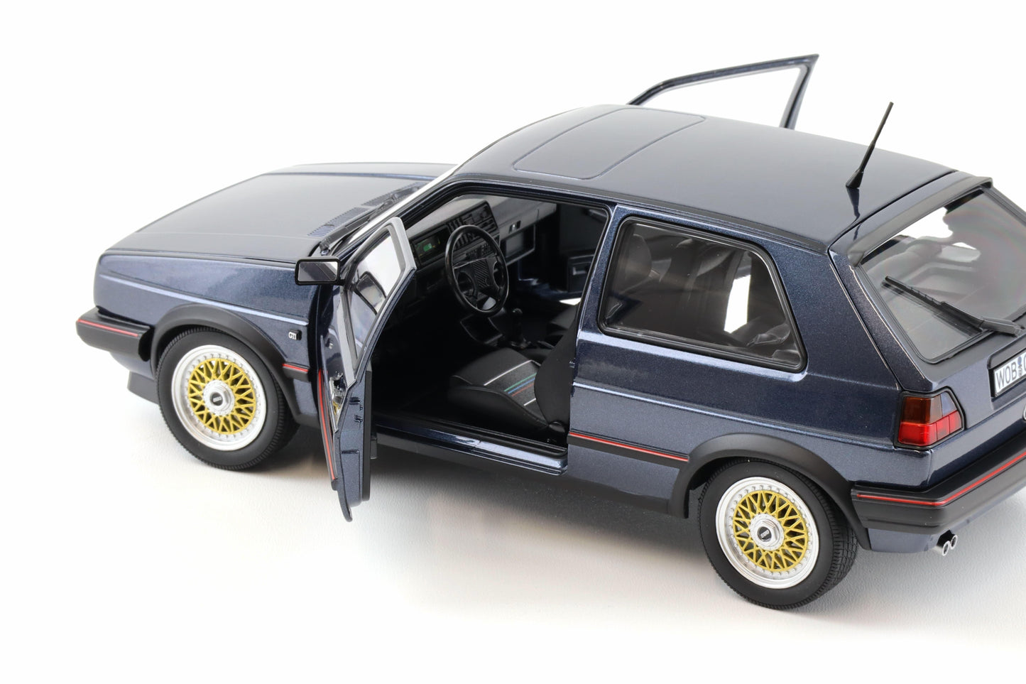Norev 1988 Volkswagen Golf MK II GTI Helios Blue Metallic 1:18