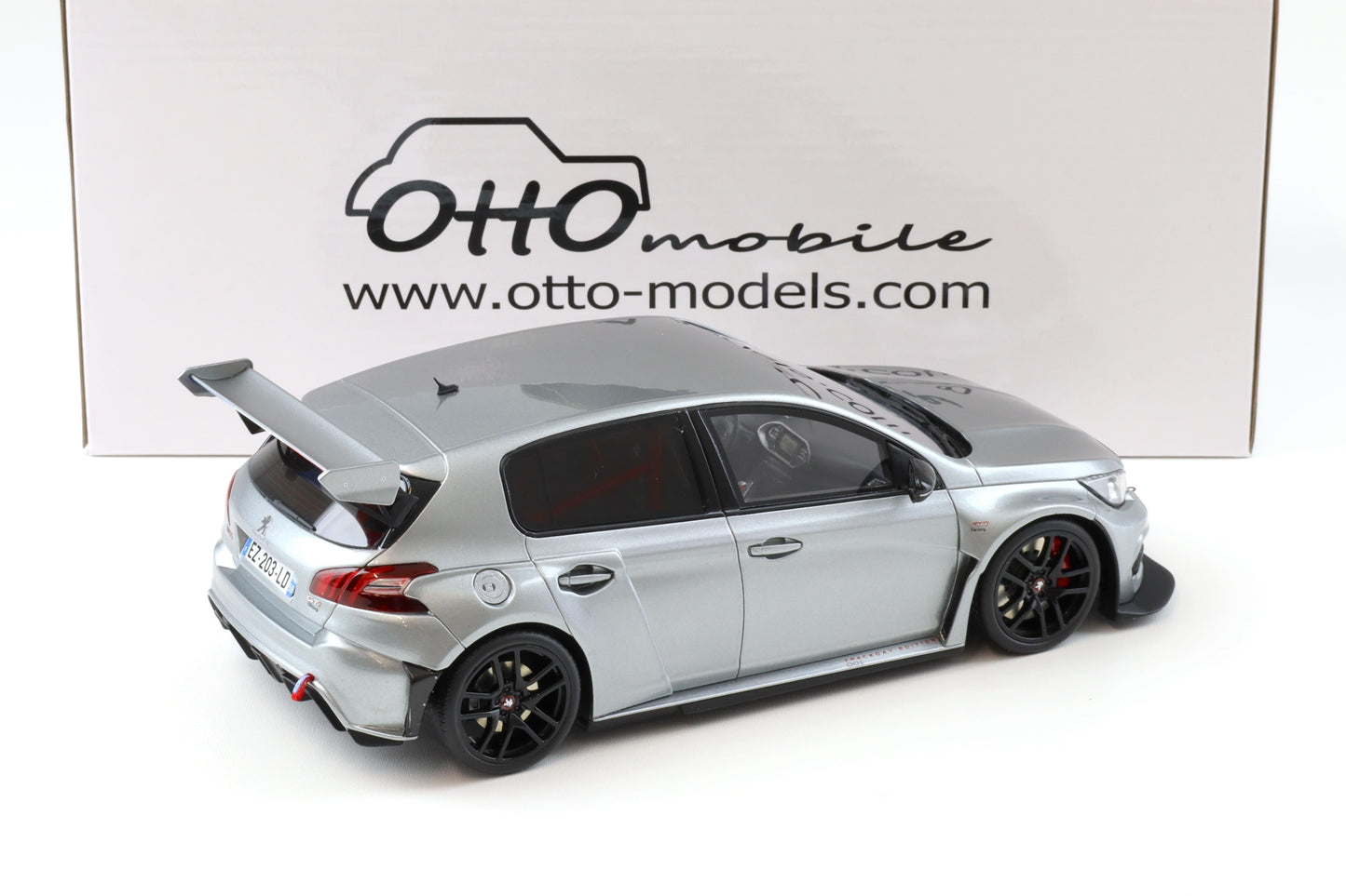 Otto 2020 Peugeot 308 RC by ByFactory Artense Grey 1:18