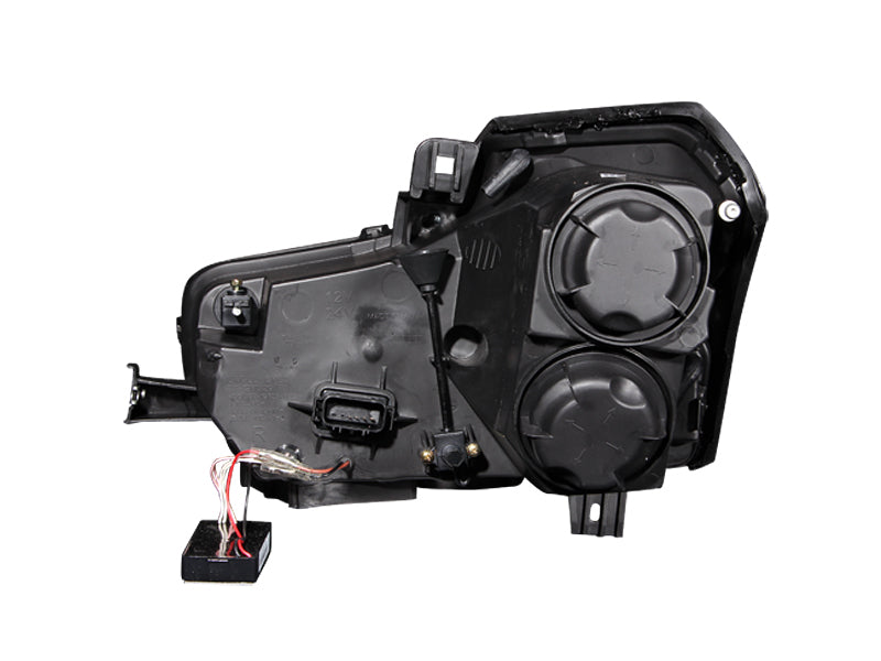 Anzo 2003-2007 Cadillac Cts Projector Headlights w/ Halo Black (CCFL)