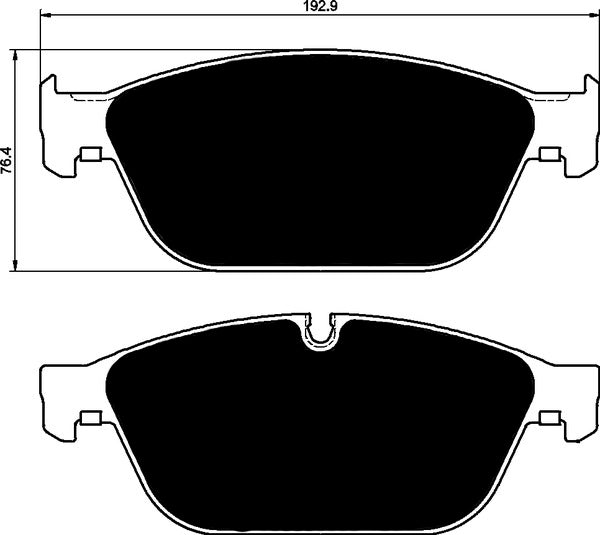 Porterfield Brake Pads for 2012 AUDI A8/A8 Quattro - w/ATE Front Breaks